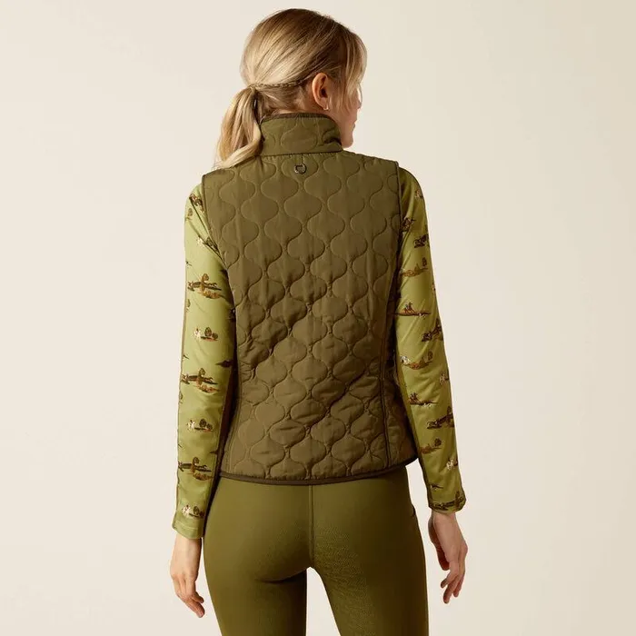 Women Jackets and Vests Ariat Ashley 20 Insulated Vest Winter Moss