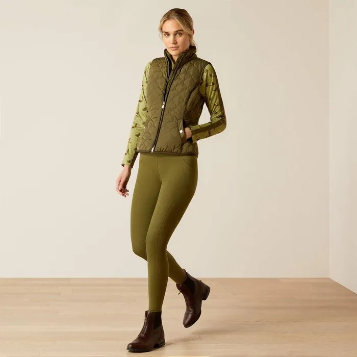 Women Jackets and Vests Ariat Ashley 20 Insulated Vest Winter Moss