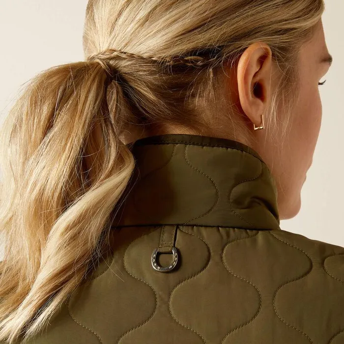 Women Jackets and Vests Ariat Ashley 20 Insulated Vest Winter Moss