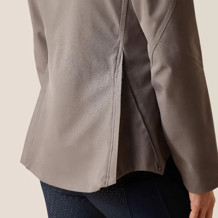 Women Jackets and Vests Ariat Coastal Waterproof Jacket Plum Grey Women Jackets and Vests Ariat Coastal Waterproof Jacket Plum Grey