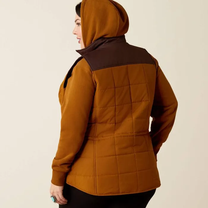 Women Jackets and Vests Ariat Crius Insulated Vest Chestnutchocolate Plum Women Jackets and Vests Ariat Crius Insulated Vest Chestnutchocolate Plum