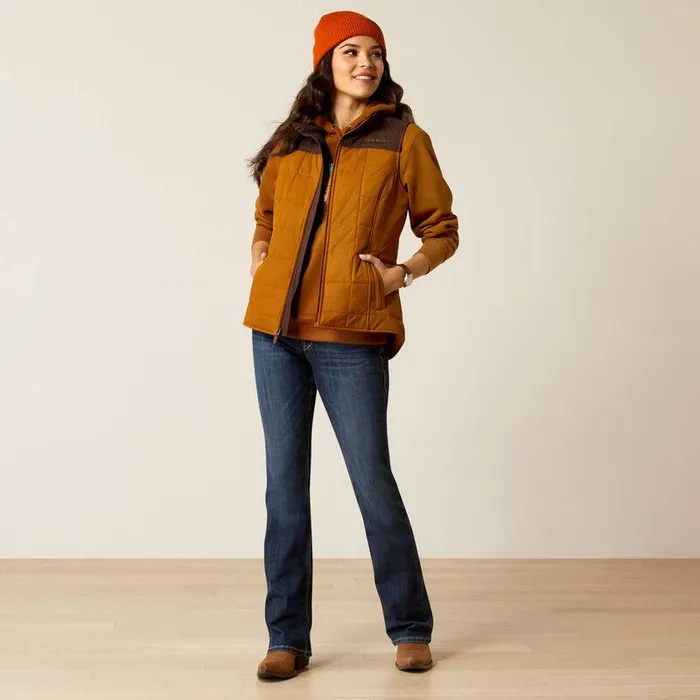 Women Jackets and Vests Ariat Crius Insulated Vest Chestnutchocolate Plum Women Jackets and Vests Ariat Crius Insulated Vest Chestnutchocolate Plum