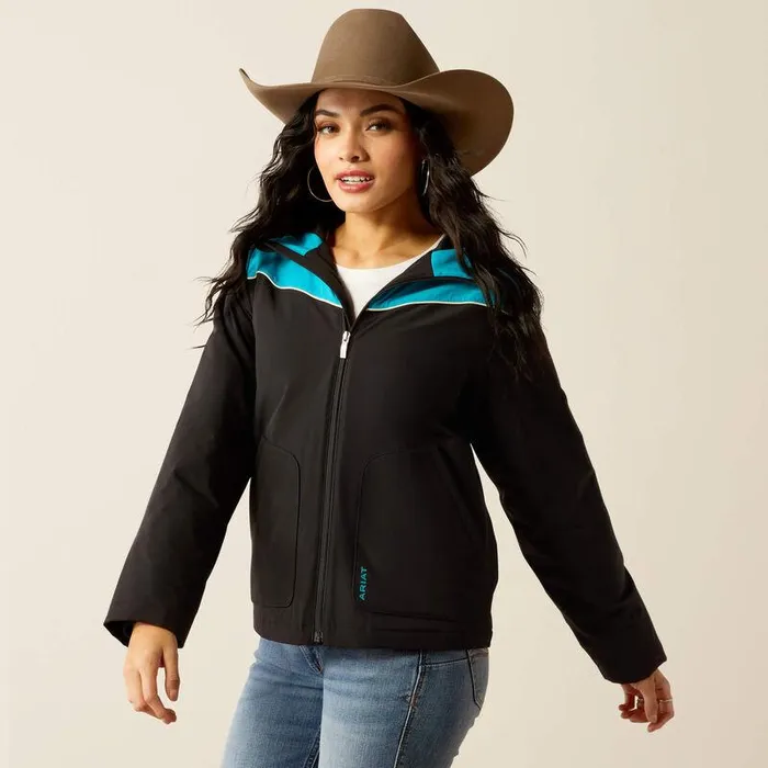 Women Jackets and Vests Ariat Pioneer StretchShell Jacket Blackcapri Breeze