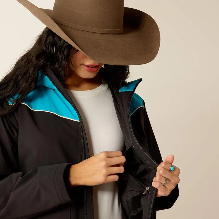 Women Jackets and Vests Ariat Pioneer StretchShell Jacket Blackcapri Breeze Women Jackets and Vests Ariat Pioneer StretchShell Jacket Blackcapri Breeze