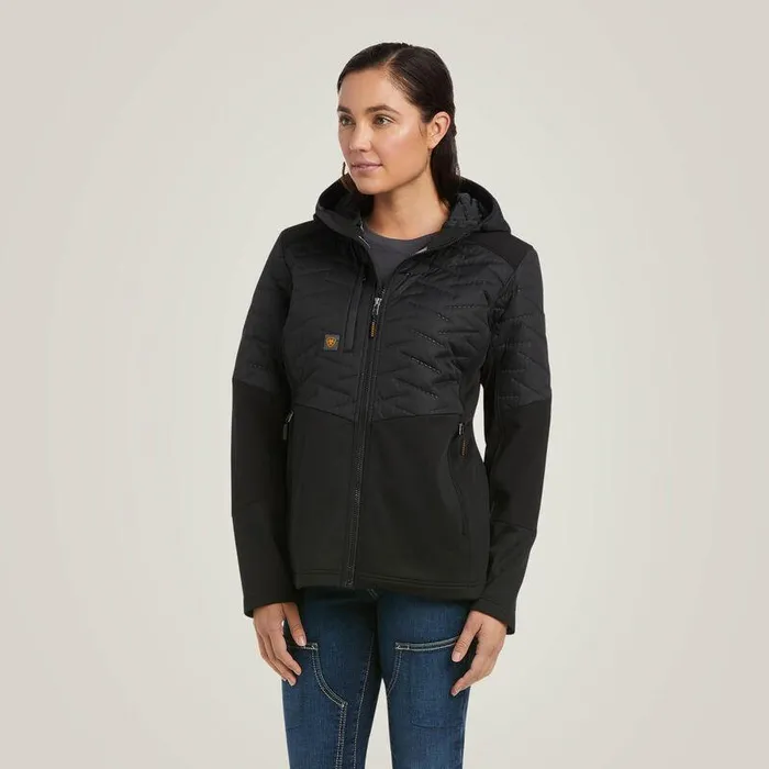 Women Jackets and Vests Ariat Rebar Cloud 9 Insulated Jacket Black
