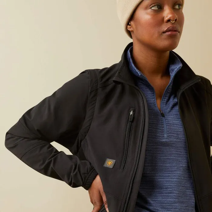 Women Jackets and Vests Ariat Rebar Weatherproof Convertible Jacket Black Women Jackets and Vests Ariat Rebar Weatherproof Convertible Jacket Black