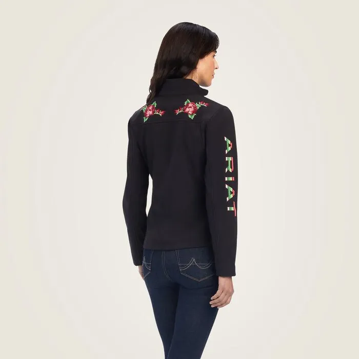 Women Jackets and Vests Ariat Rosas Team Softshell Jacket Black Women Jackets and Vests Ariat Rosas Team Softshell Jacket Black