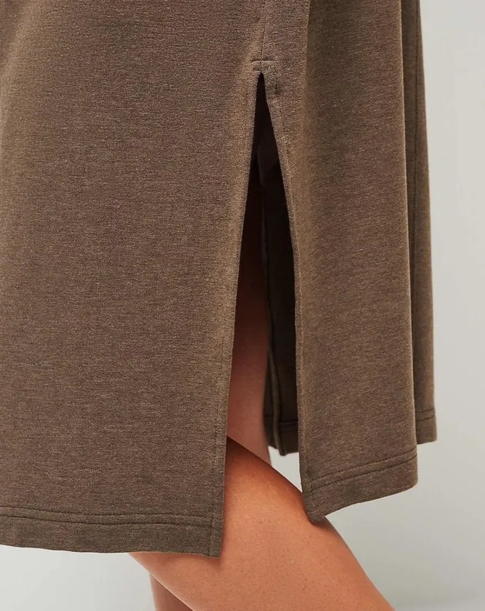Women Jackets TravisMathew RESORT USE CLOUD DUSTER Heather Cocoa Brown Women Jackets TravisMathew RESORT USE CLOUD DUSTER Heather Cocoa Brown
