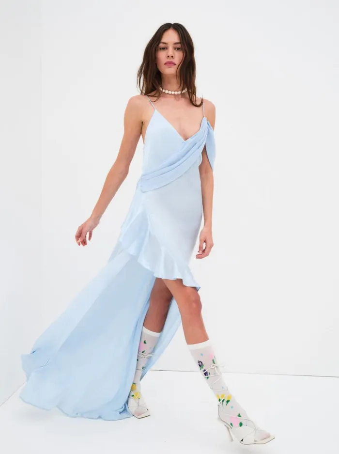 Women James Maxi Dress Blue For Love and Lemons Dresses