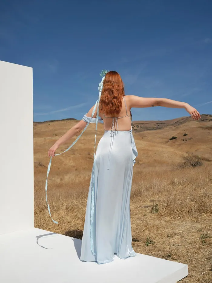 Women James Maxi Dress Blue For Love and Lemons Dresses Women James Maxi Dress Blue For Love and Lemons Dresses