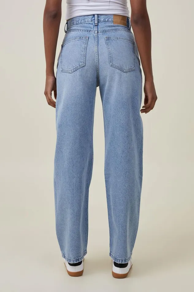 Women Jeans Cotton On Loose Straight Jean Bondi Blue