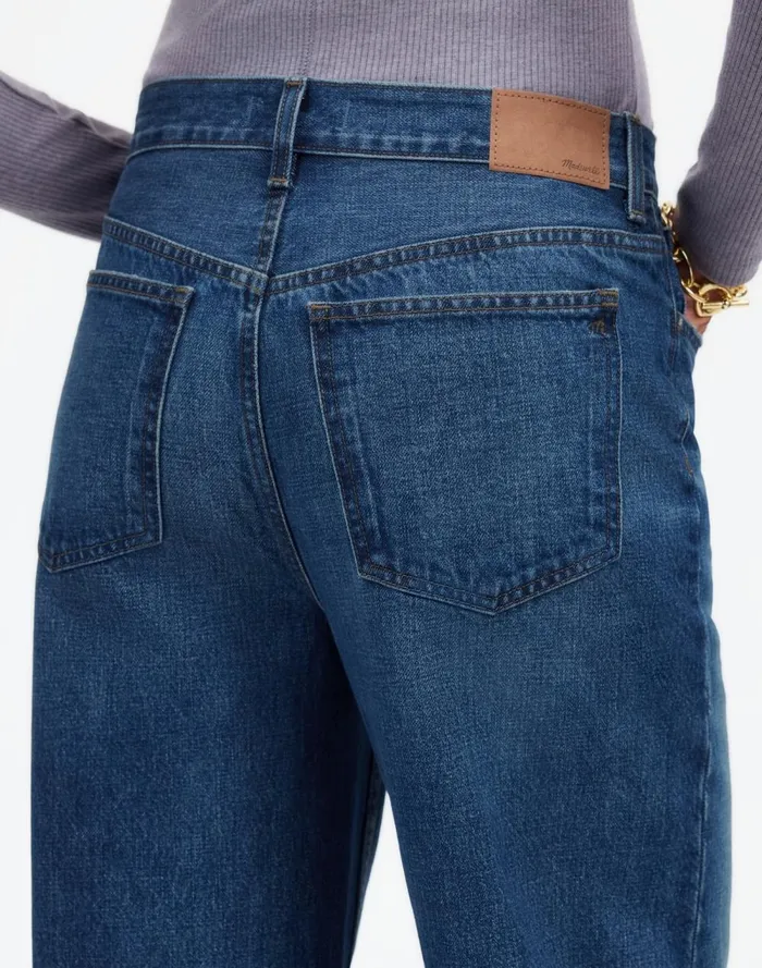 Women Jeans Madewell LowSlung Baggy Jeans Moffat Wash
