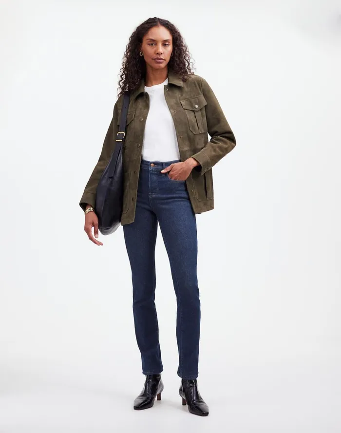 Women Jeans Madewell Stovepipe Jeans Lawlor Wash