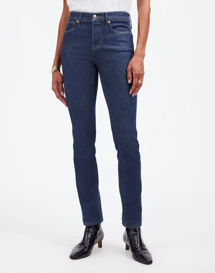 Women Jeans Madewell Stovepipe Jeans Lawlor Wash