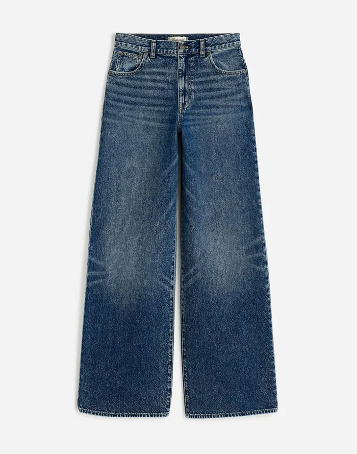Women Jeans Madewell SuperwideLeg Jeans Concho Wash