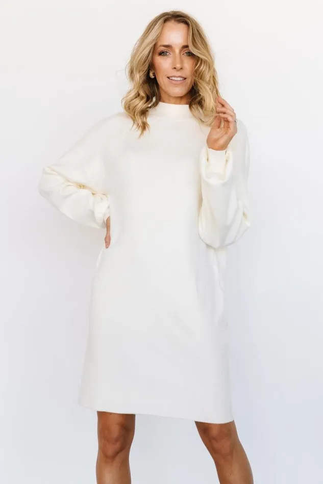 Women Jennings Sweater Dress Ivory Baltic Born Short Dresses Women Jennings Sweater Dress Ivory Baltic Born Short Dresses