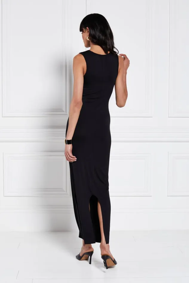 Women Jersey VNeck Dress Black Holland Cooper Dresses Women Jersey VNeck Dress Black Holland Cooper Dresses