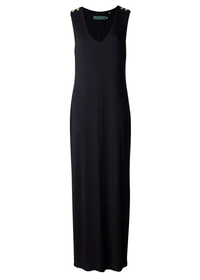 Women Jersey VNeck Dress Black Holland Cooper Dresses Women Jersey VNeck Dress Black Holland Cooper Dresses