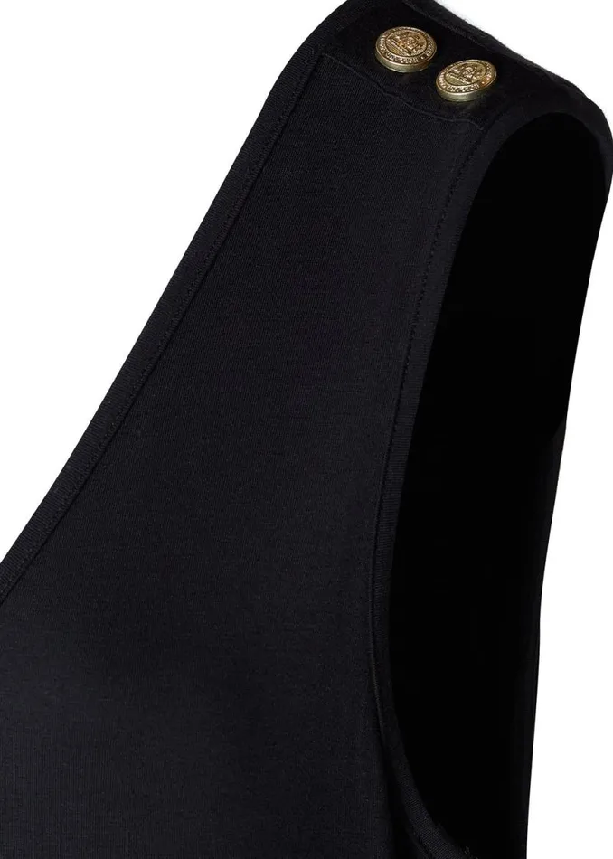 Women Jersey VNeck Dress Black Holland Cooper Dresses Women Jersey VNeck Dress Black Holland Cooper Dresses
