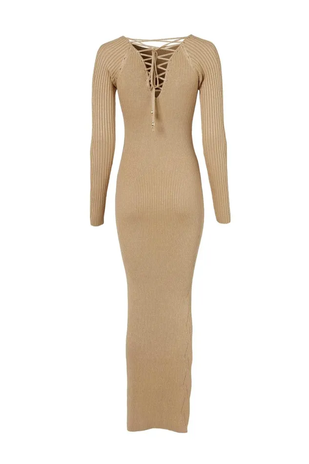 Women Jessica Maxi Dress Gold Holland Cooper Dresses