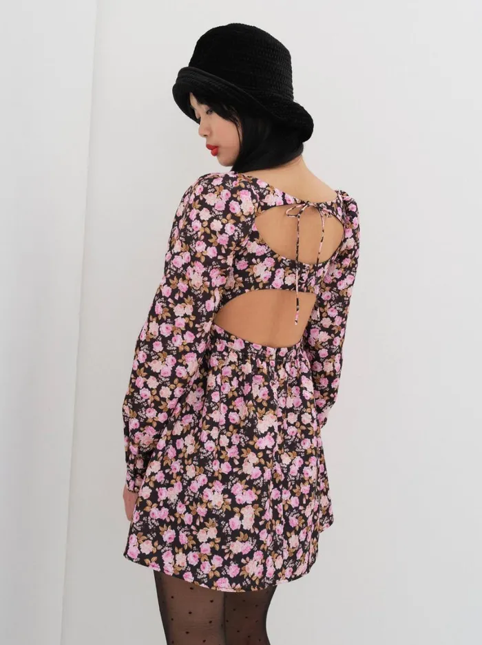 Women Kate Long Sleeve Mini Dress Black For Love and Lemons Dresses Women Kate Long Sleeve Mini Dress Black For Love and Lemons Dresses