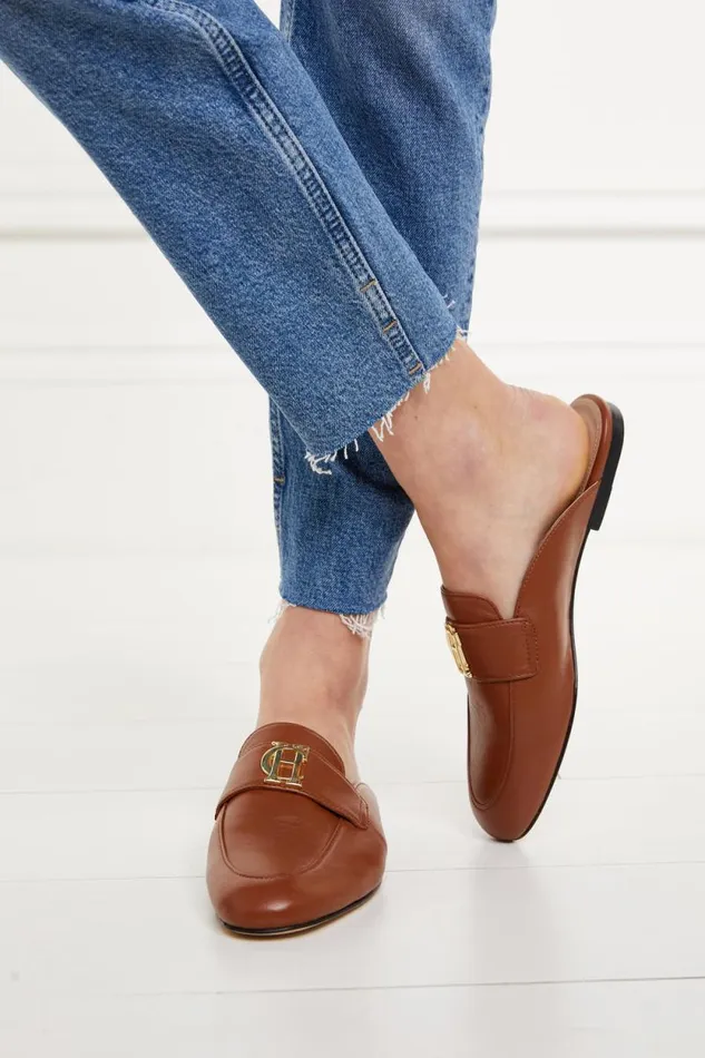 Women Kingston Loafer Tan Leather Holland Cooper Loafers