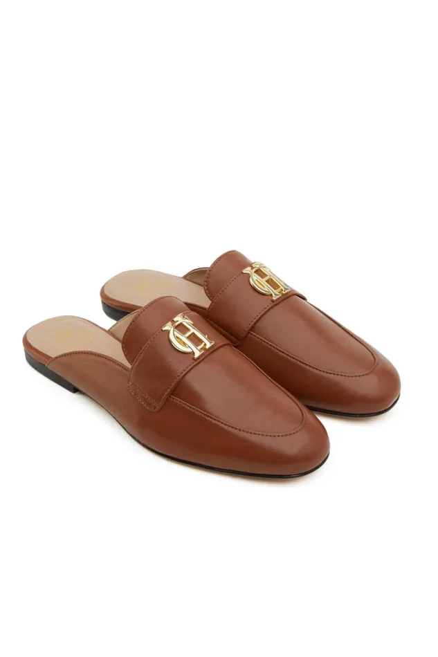 Women Kingston Loafer Tan Leather Holland Cooper Loafers