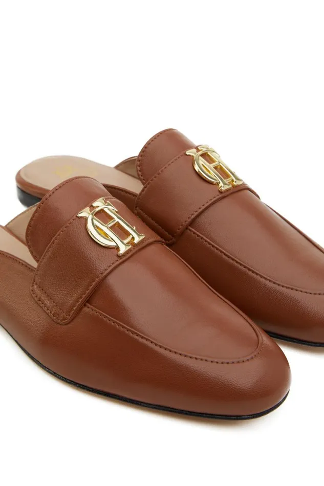 Women Kingston Loafer Tan Leather Holland Cooper Loafers