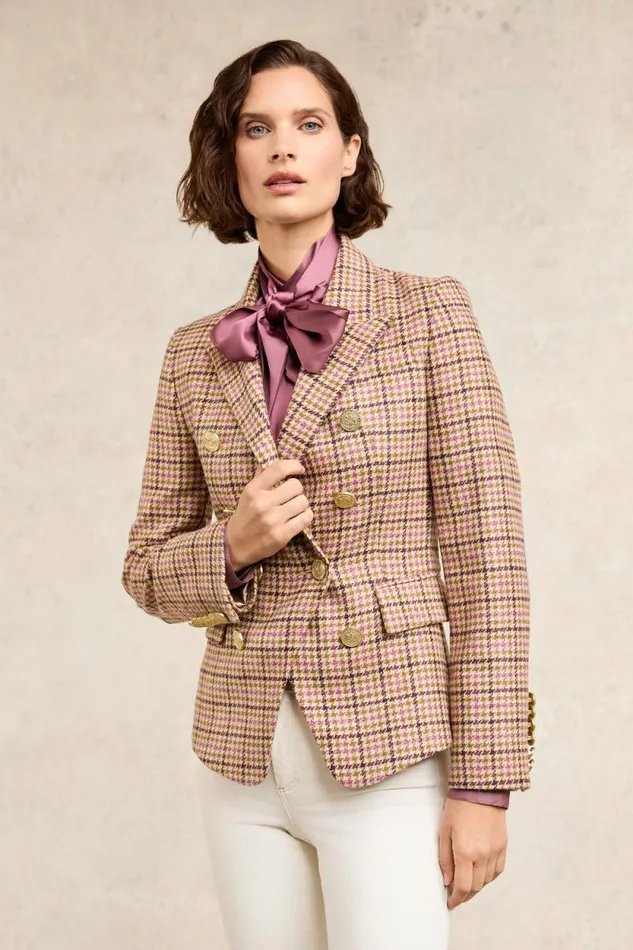 Women Knightsbridge Blazer Sudeley Pink Holland Cooper Tailoring