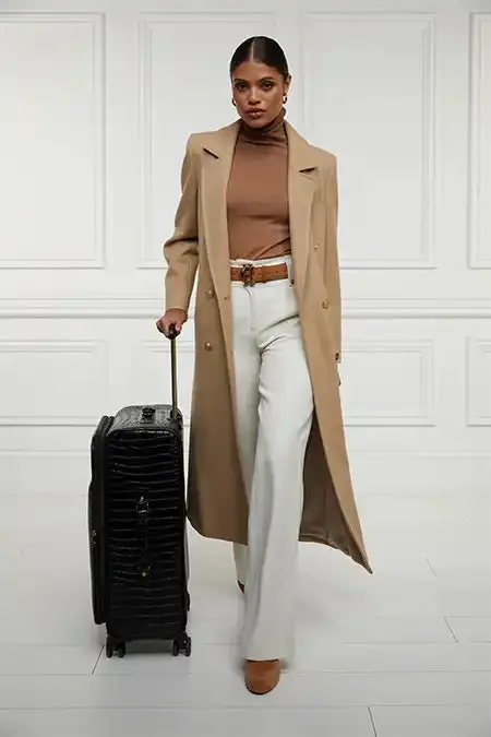 Women Knightsbridge Large Suitcase Black Croc Holland Cooper Bags Women Knightsbridge Large Suitcase Black Croc Holland Cooper Bags