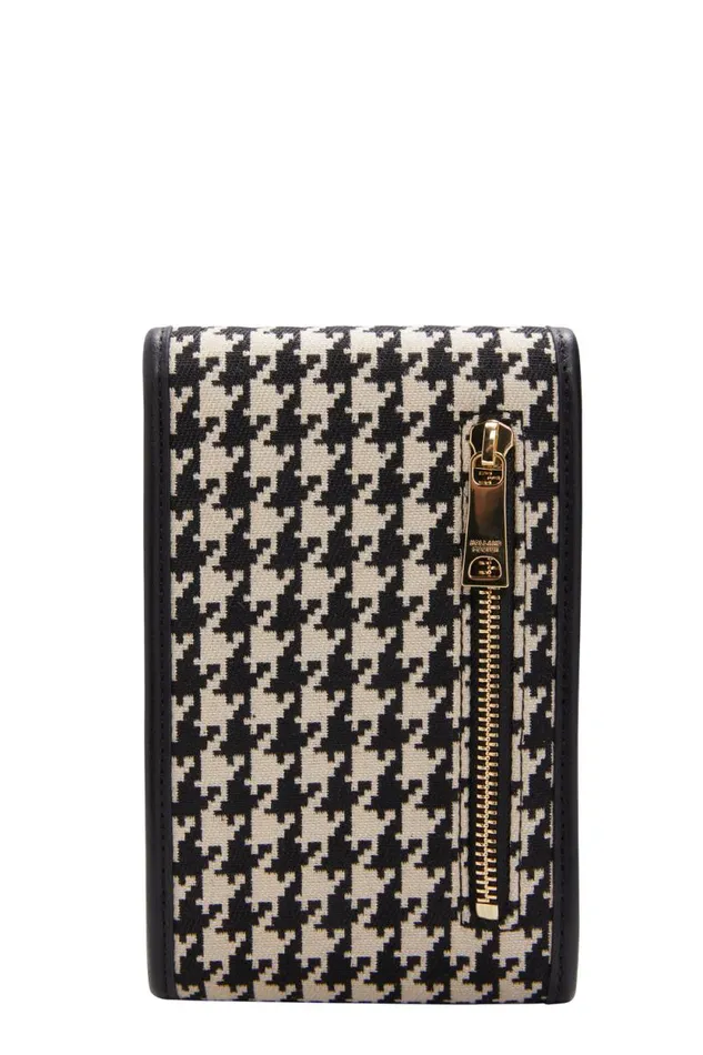 Women Knightsbridge Phone Pouch Ecru Houndstooth Holland Cooper Bags Women Knightsbridge Phone Pouch Ecru Houndstooth Holland Cooper Bags