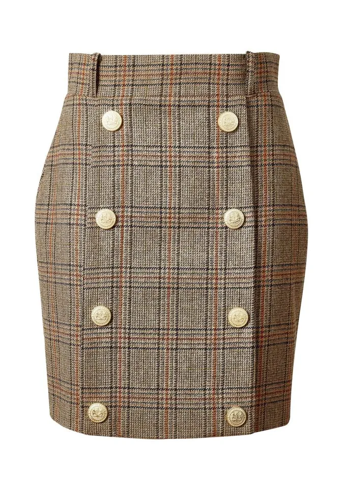 Women Knightsbridge Skirt Bourbon Tweed Holland Cooper Tailoring