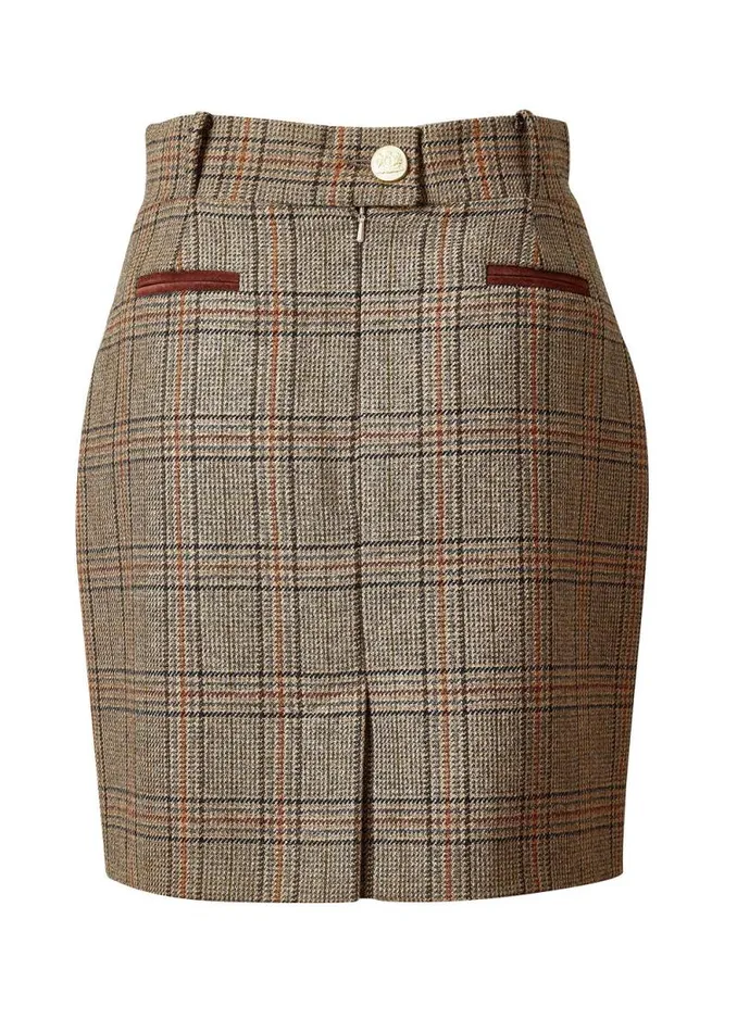 Women Knightsbridge Skirt Bourbon Tweed Holland Cooper Tailoring