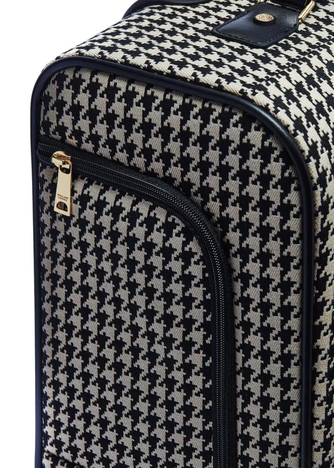Women Knightsbridge Small Suitcase Ecru Houndstooth Holland Cooper Bags Women Knightsbridge Small Suitcase Ecru Houndstooth Holland Cooper Bags