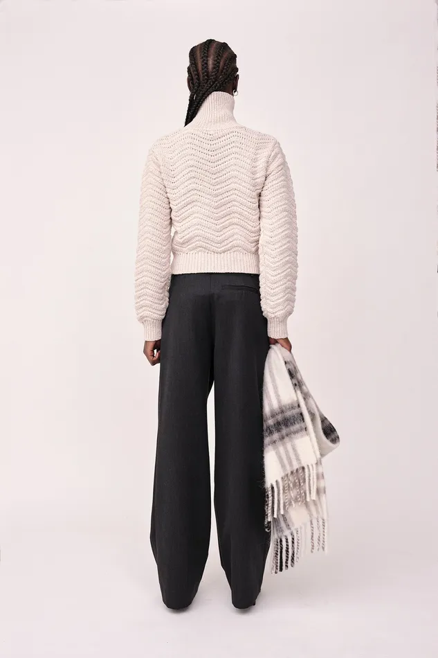 Women Knitwear Wonhundred Hailey 8211 Off White