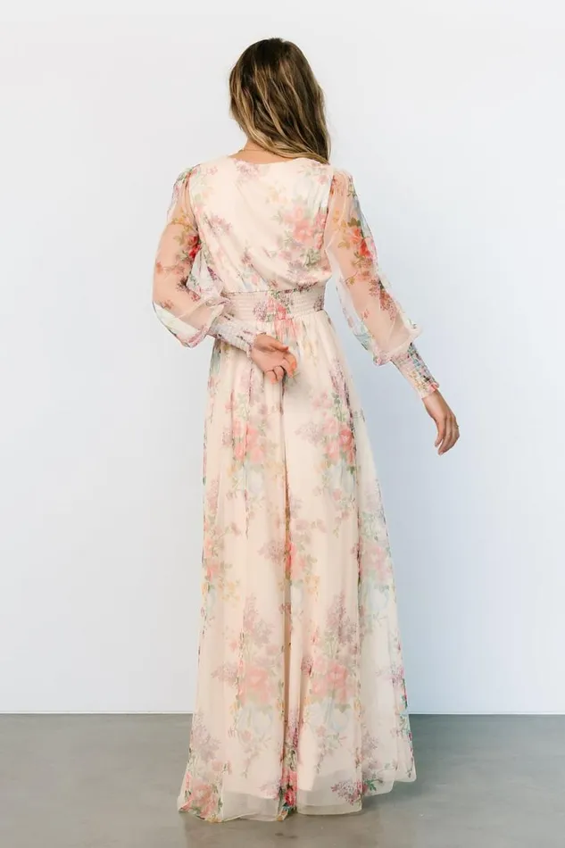 Women Layla Tulle Maxi Dress Romantic Floral Baltic Born Bump Friendly Women Layla Tulle Maxi Dress Romantic Floral Baltic Born Bump Friendly