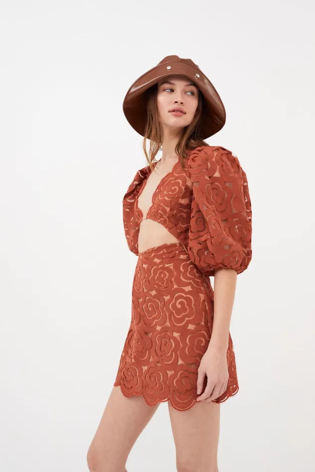 Women Letitia Mini Dress Red For Love and Lemons Dresses Women Letitia Mini Dress Red For Love and Lemons Dresses
