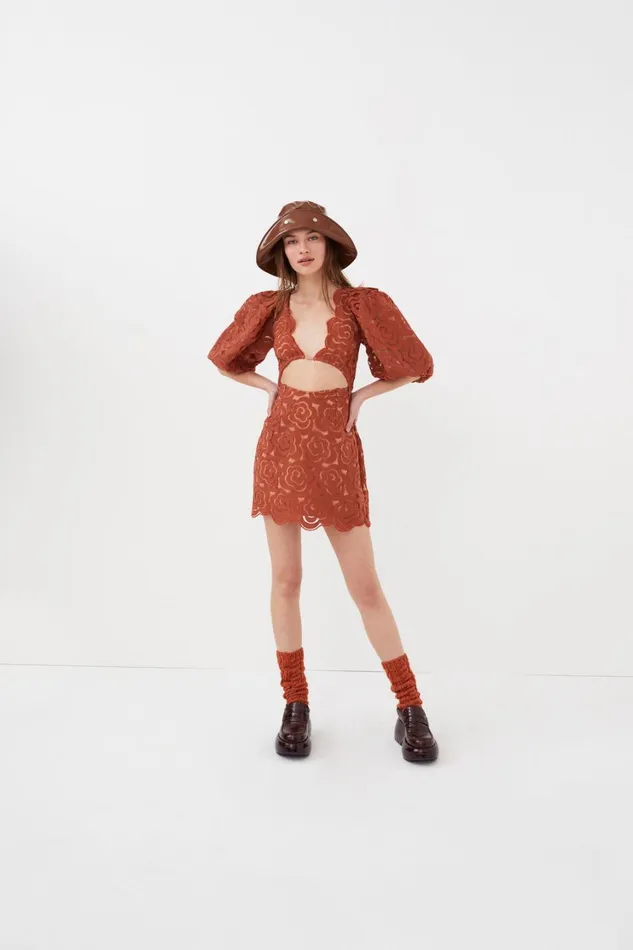 Women Letitia Mini Dress Red For Love and Lemons Dresses Women Letitia Mini Dress Red For Love and Lemons Dresses