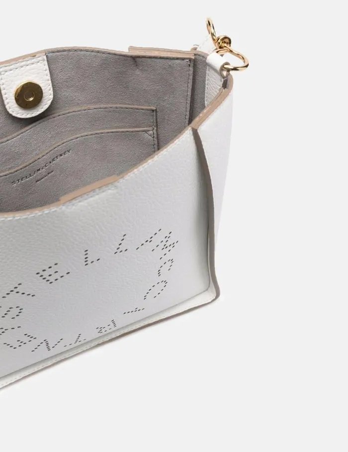 Women Logo Crossbody Bag Pure White Stella McCartney Logo Bag