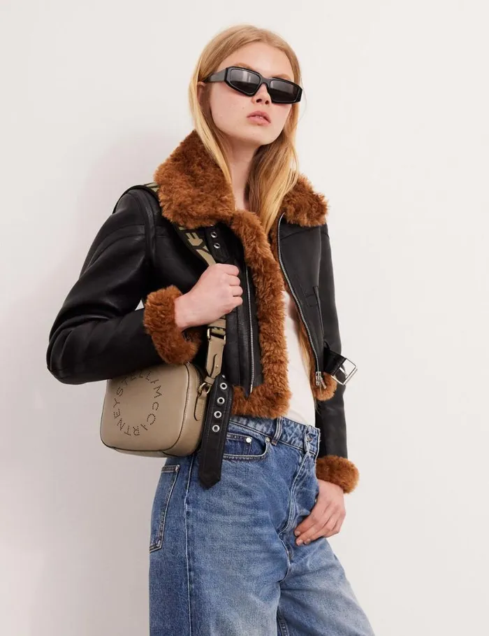 Women Logo Crossbody Camera Bag Moss Stella McCartney Mini Bags And Clutches Women Logo Crossbody Camera Bag Moss Stella McCartney Mini Bags And Clutches