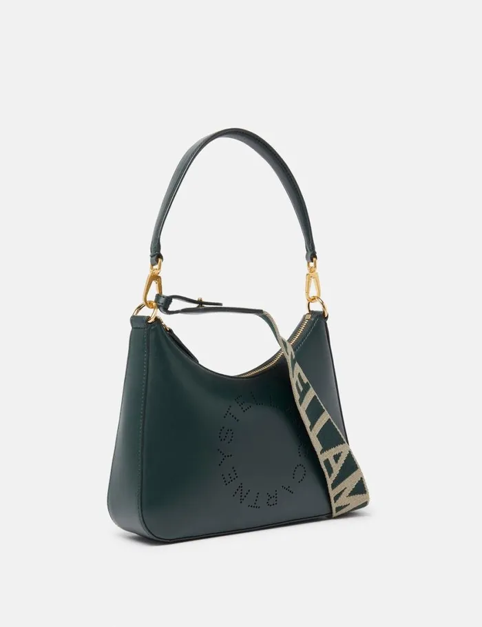 Women Logo Crossbody Shoulder Bag Pine Green Stella McCartney Mini Bags And Clutches Women Logo Crossbody Shoulder Bag Pine Green Stella McCartney Mini Bags And Clutches