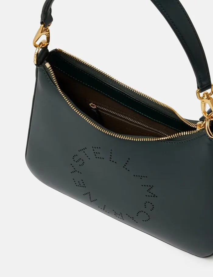 Women Logo Crossbody Shoulder Bag Pine Green Stella McCartney Mini Bags And Clutches Women Logo Crossbody Shoulder Bag Pine Green Stella McCartney Mini Bags And Clutches