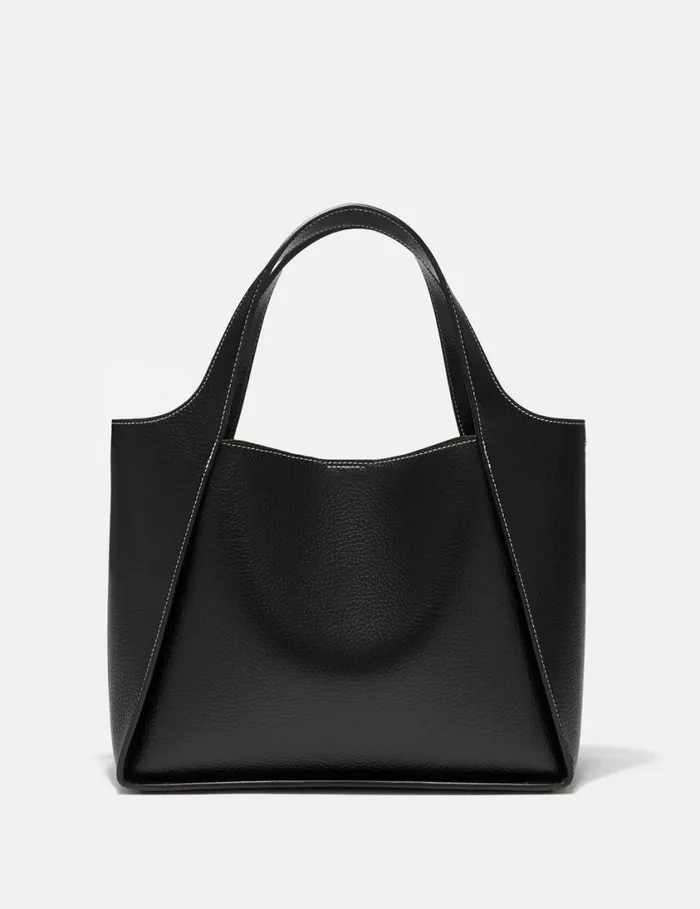 Women Logo Grainy Alter Mat Crossbody Bag Black Stella McCartney TopHandle Bags