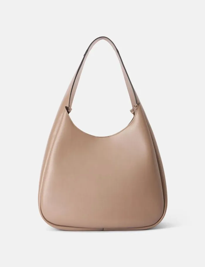 Women Logo Slouchy Hobo Tote Bag Taupe Brown Stella McCartney Tote Bags Women Logo Slouchy Hobo Tote Bag Taupe Brown Stella McCartney Tote Bags
