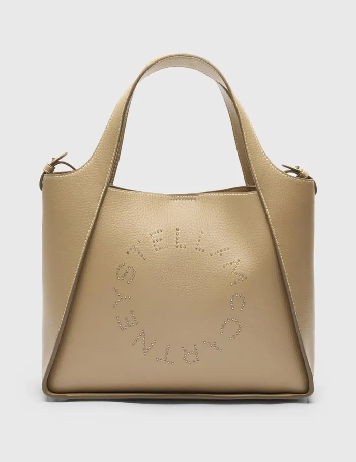 Women Logo Top Handle Crossbody Tote Bag Bamboo Stella McCartney TopHandle Bags