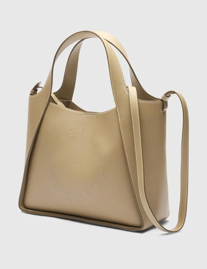 Women Logo Top Handle Crossbody Tote Bag Bamboo Stella McCartney TopHandle Bags Women Logo Top Handle Crossbody Tote Bag Bamboo Stella McCartney TopHandle Bags