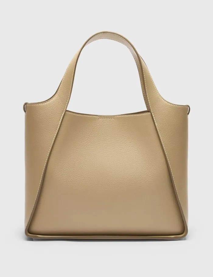 Women Logo Top Handle Crossbody Tote Bag Bamboo Stella McCartney TopHandle Bags Women Logo Top Handle Crossbody Tote Bag Bamboo Stella McCartney TopHandle Bags