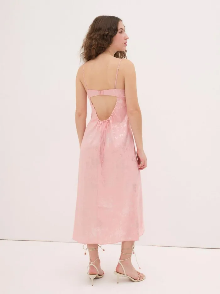 Women Lola Midi Slip Dress Pink For Love and Lemons Dresses Women Lola Midi Slip Dress Pink For Love and Lemons Dresses