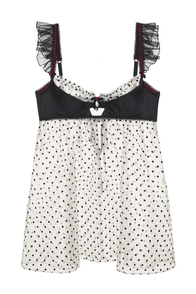 Women Lucinda Babydoll Slip Dress Black For Love and Lemons Lingerie Women Lucinda Babydoll Slip Dress Black For Love and Lemons Lingerie