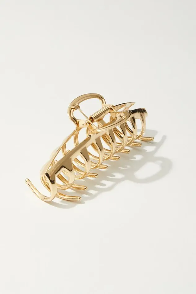 Women Lucky Brand Hair Accessories Metal Claw Gold Women Lucky Brand Hair Accessories Metal Claw Gold